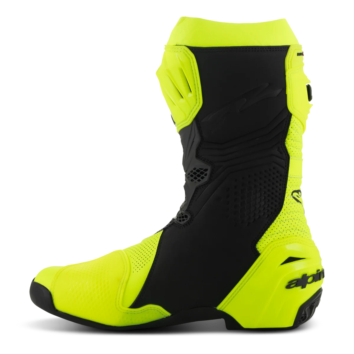Alpinestars Supertech R V2 Vented Fluro Yellow/Black Boots