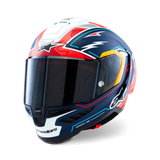 Alpinestars Supertech R10 Limited Edition Acosta Matte Blue/Red/White Helmet