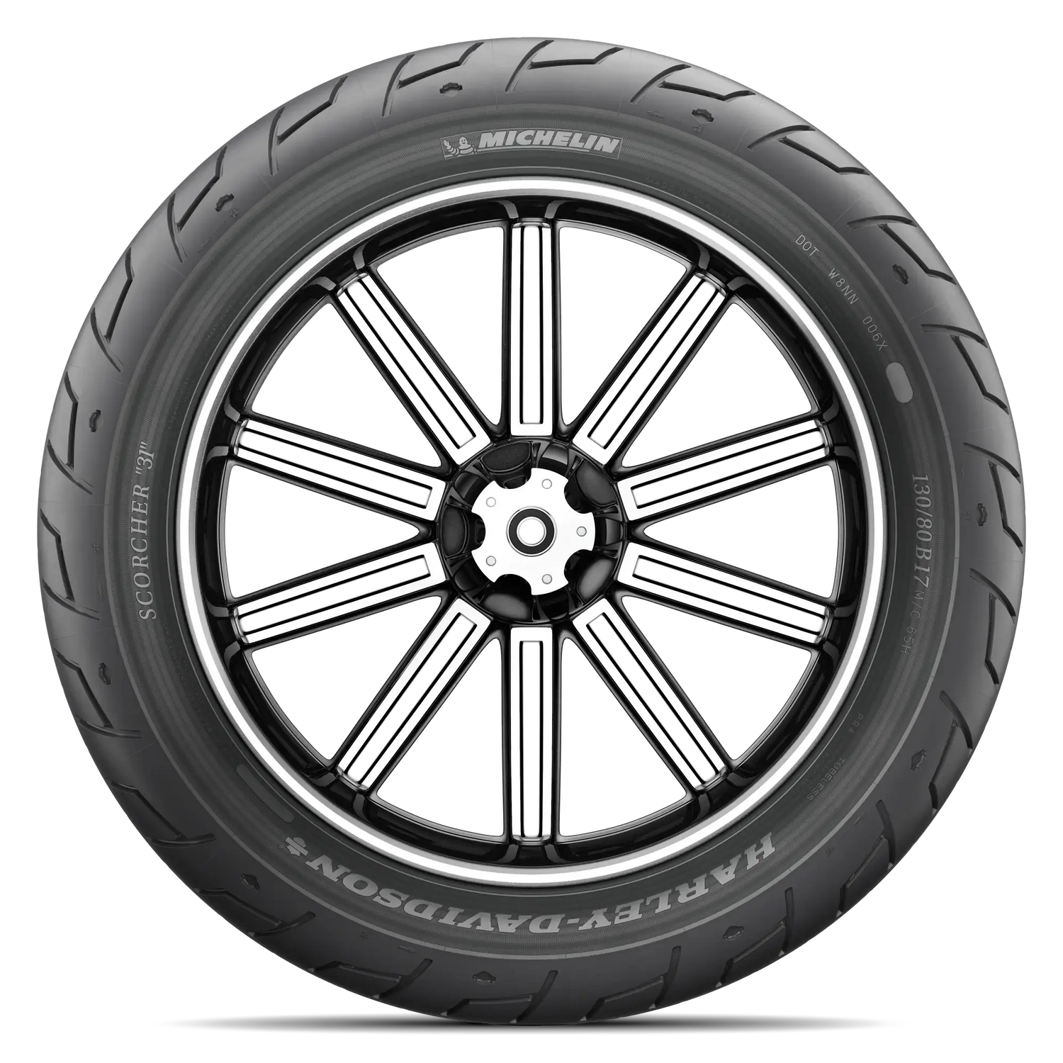 Michelin Scorcher 31 Front Tyre 130/60 B-19 M/C 61H Tubeless
