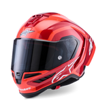 Alpinestars Supertech R10 Arius Gloss Black/White/Double Red Helmet