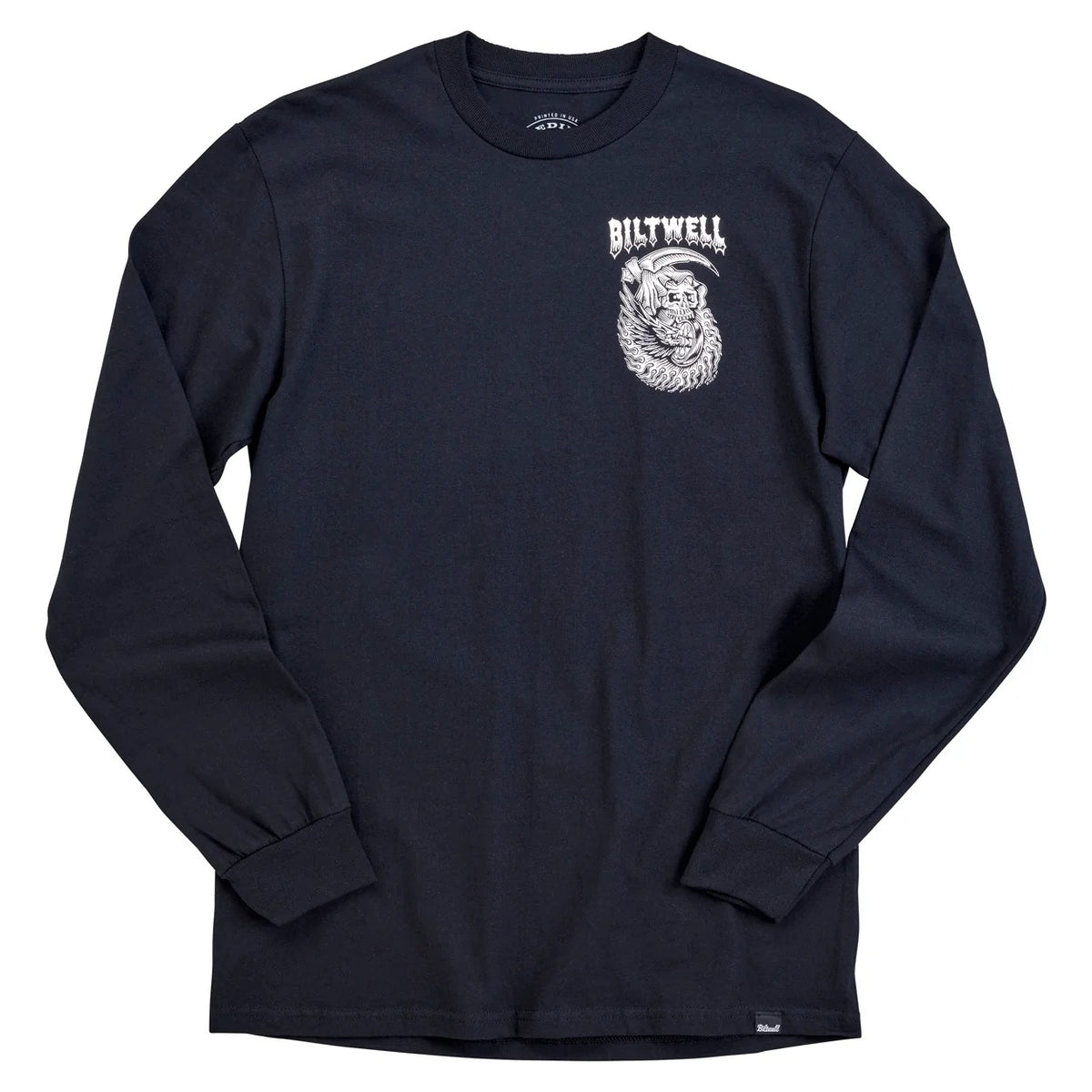 Biltwell Creep Black Long Sleeve T-Shirt
