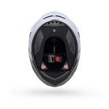 Bell Race Star DLX Flex Strike Gloss Silver/White Helmet