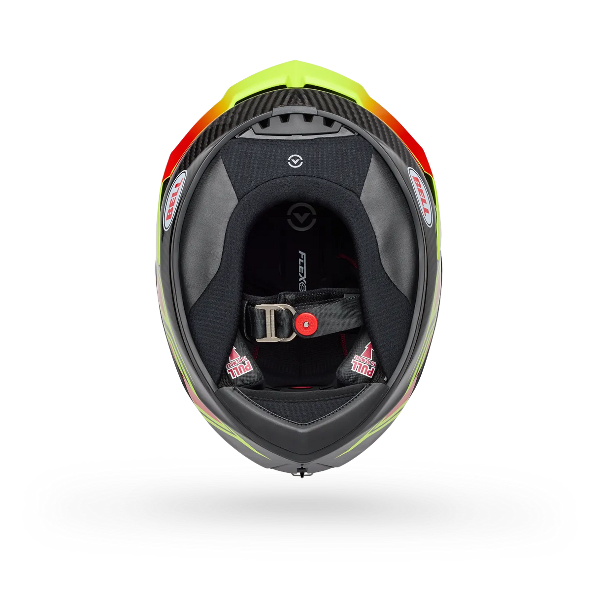 Bell Race Star DLX Flex Grid Gloss Yellow/Red Helmet