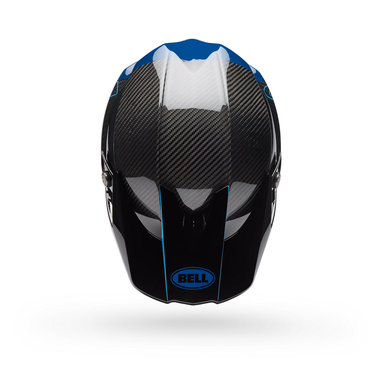 Bell Moto-10 Spherical Strike Gloss Blue Helmet