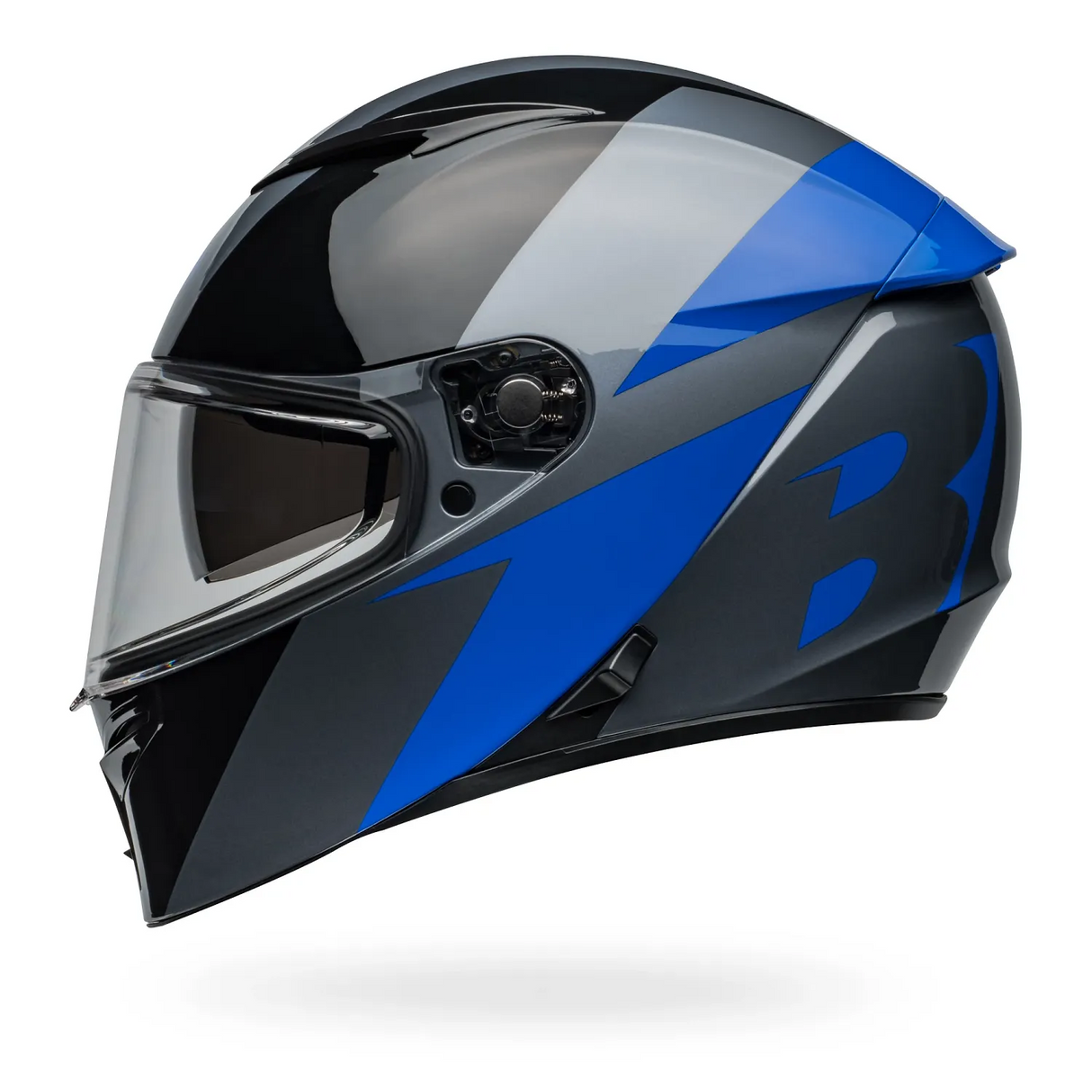 Bell Lithium Shear Gloss Grey/Blue Helmet