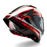 Alpinestars Supertech R10 Team Gloss Black Carbon/Red/White Helmet