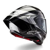 Alpinestars Supertech R10 Element Gloss Black Carbon/Silver/Black Helmet