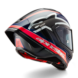 Alpinestars Supertech R10 Team Matte Black Carbon/Red Fluro/Blue Helmet