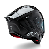 Alpinestars Supertech R10 Solid Matte/Gloss Black Carbon Helmet