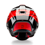 Alpinestars Supertech R10 Element Gloss Black Carbon/Bright Red/White Helmet