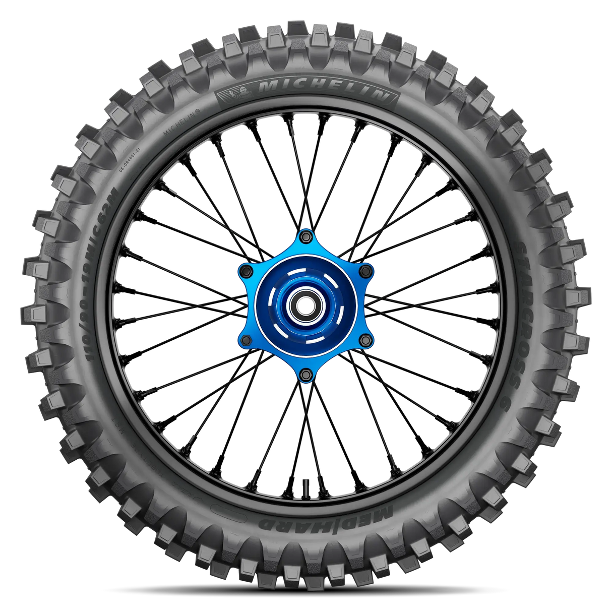 Michelin Starcross 6 Medium/Hard Rear Tyre 110/100-18 64M Tube Type