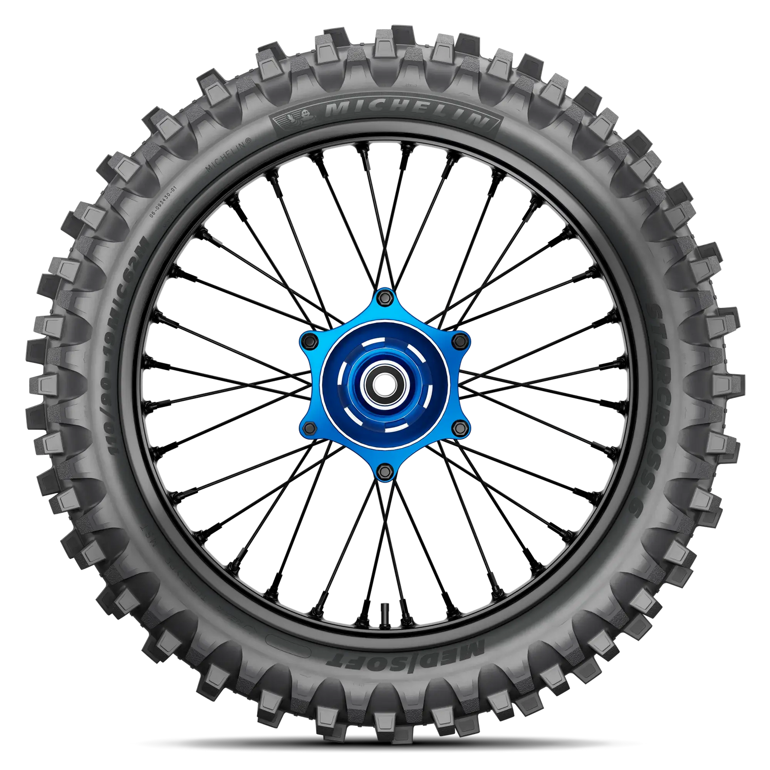 Michelin Starcross 6 Medium/Soft Rear Tyre 100/90-19 57M Tube Type