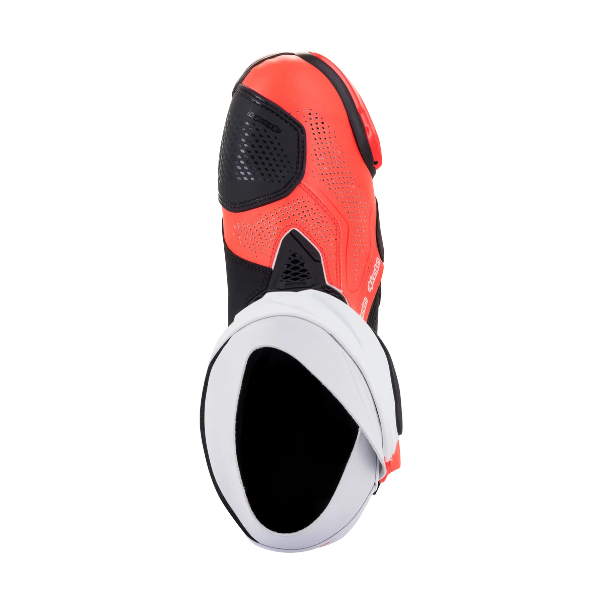 Alpinestars Supertech R V2 Vented Black/White/Fluro Red Boots