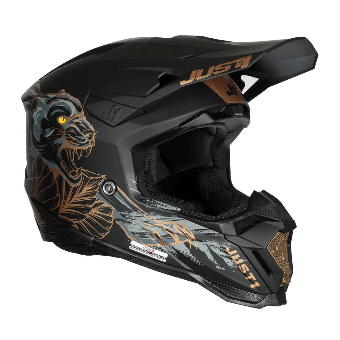 Just1 J40 Panter Matte Black Helmet