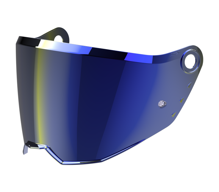 Airoh HAZV0124 Blue Mirror Visor for Commander 2 Helmets