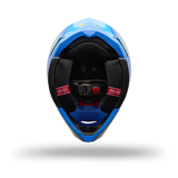 Bell Moto-10 GP Vector Frequency Blue Helmet