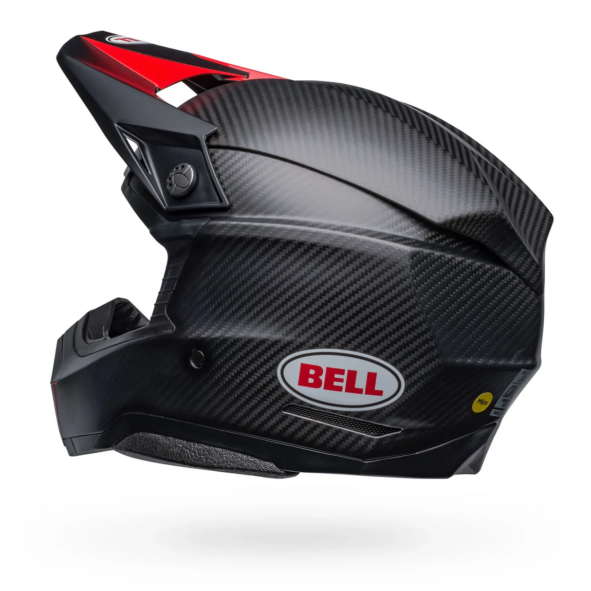 Bell Moto-10 Spherical Satin/Gloss Black/Red Helmet