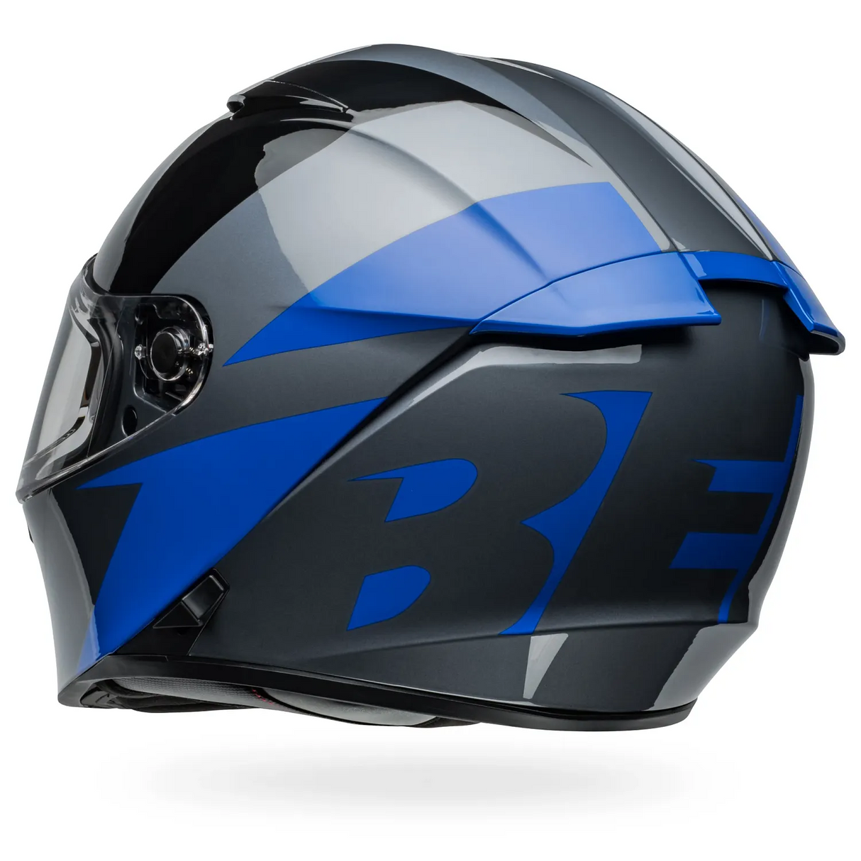 Bell Lithium Shear Gloss Grey/Blue Helmet