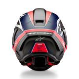 Alpinestars Supertech R10 Team Matte Black Carbon/Red Fluro/Blue Helmet
