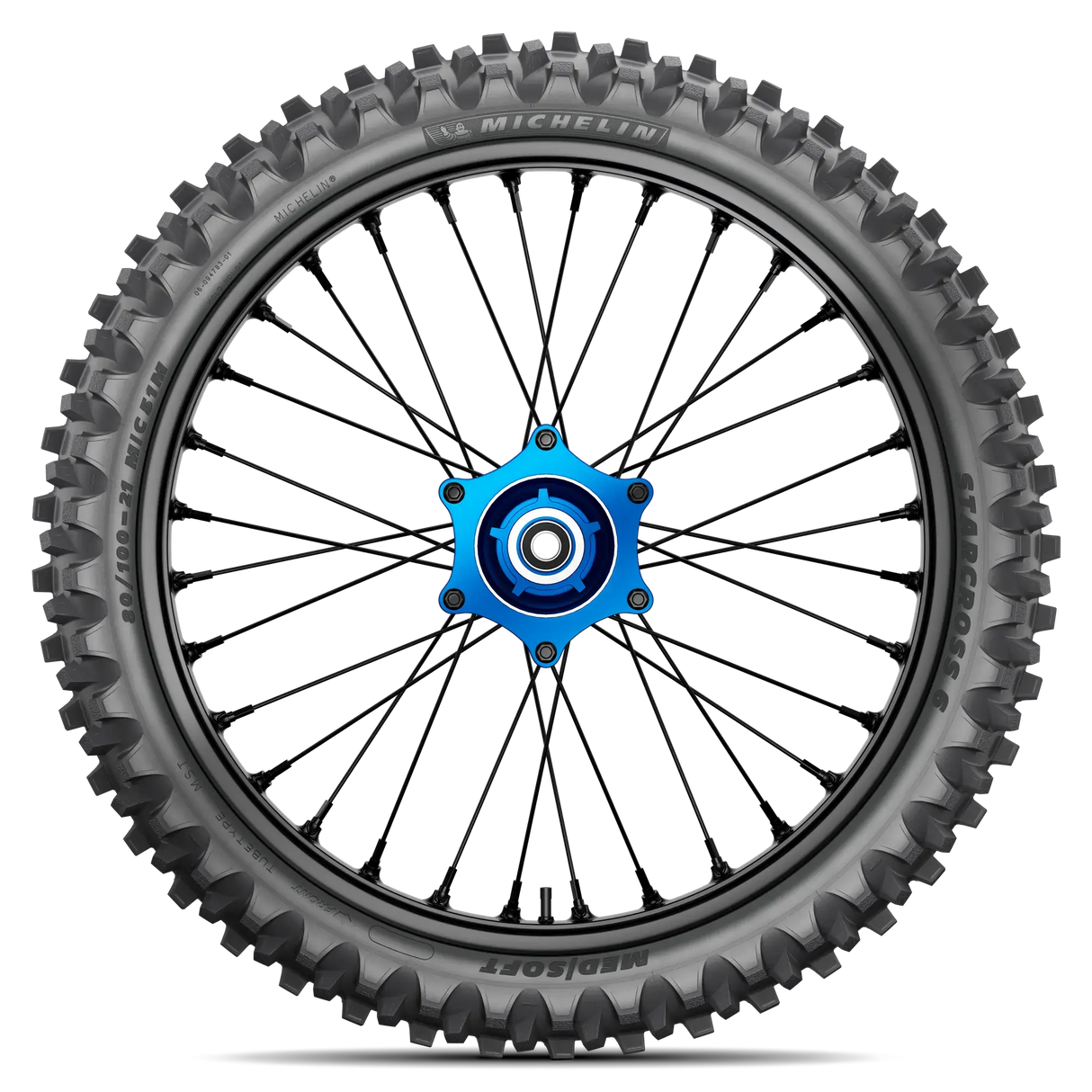Michelin Starcross 6 Medium/Soft Front Tyre 80/100-21 51M Tube Type
