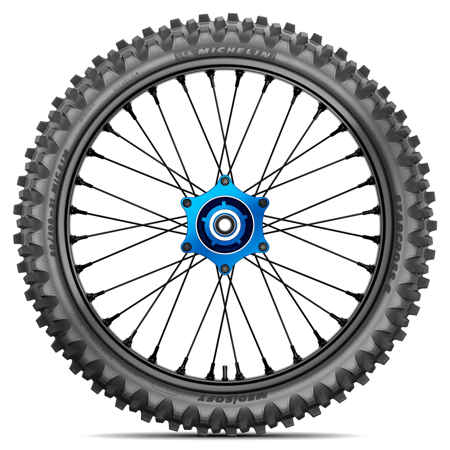 Michelin Starcross 6 Medium/Soft Front Tyre 80/100-21 51M Tube Type
