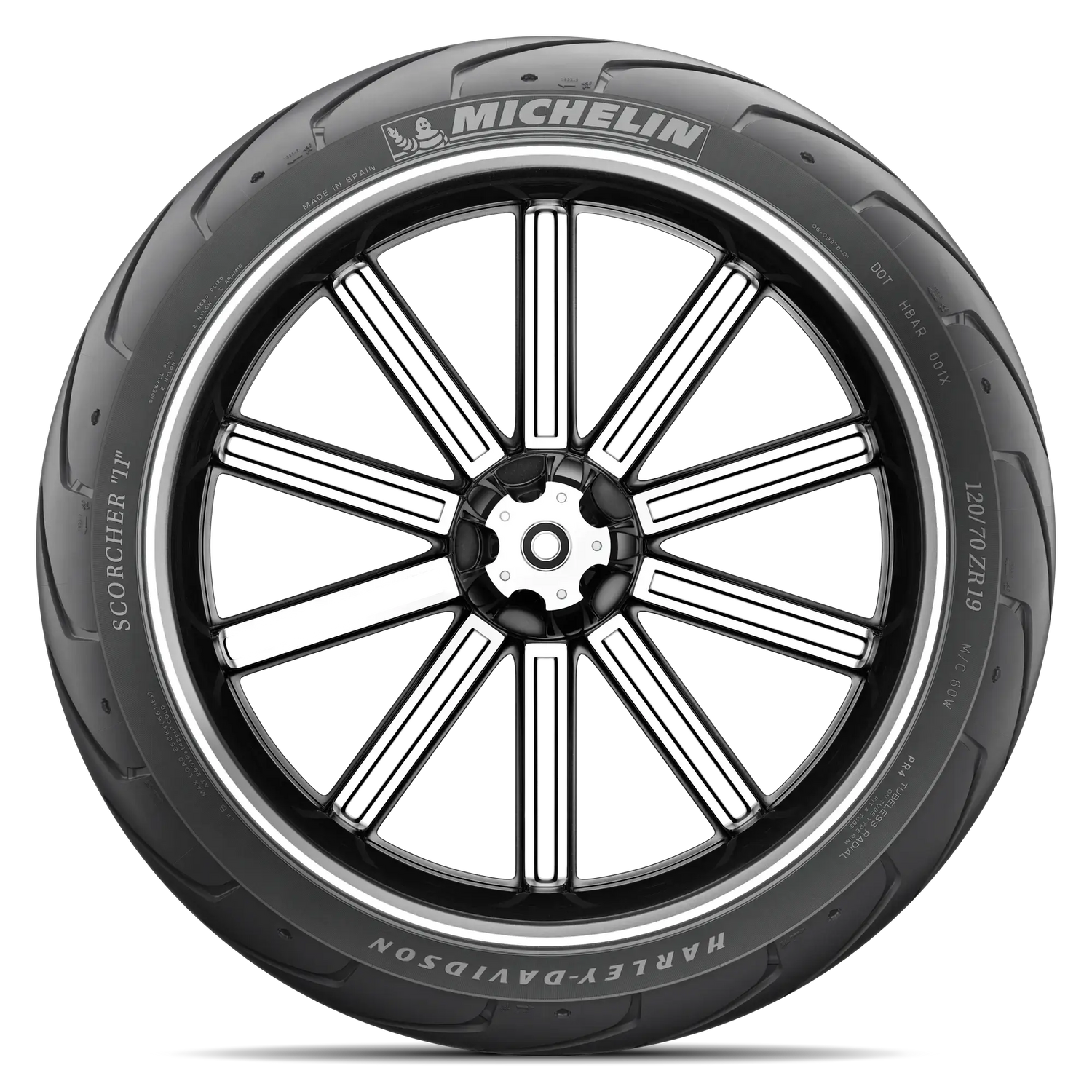 Michelin Scorcher 11 Front Tyre 140/75 R-17 M/C 67V Tubeless