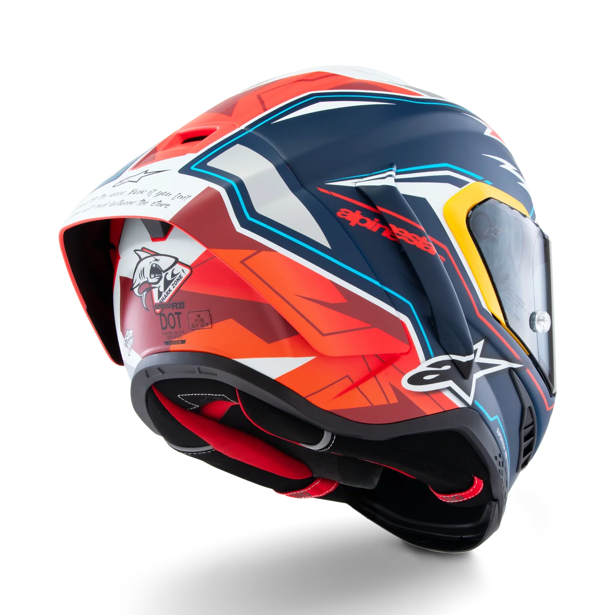 Alpinestars Supertech R10 Limited Edition Acosta Matte Blue/Red/White Helmet