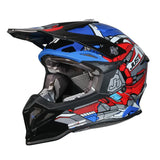 Just1 J39 Suppressor Gloss Red/Blue/Black Helmet