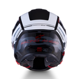 Alpinestars S-R7 A-Core Gloss Black/White/Red Helmet