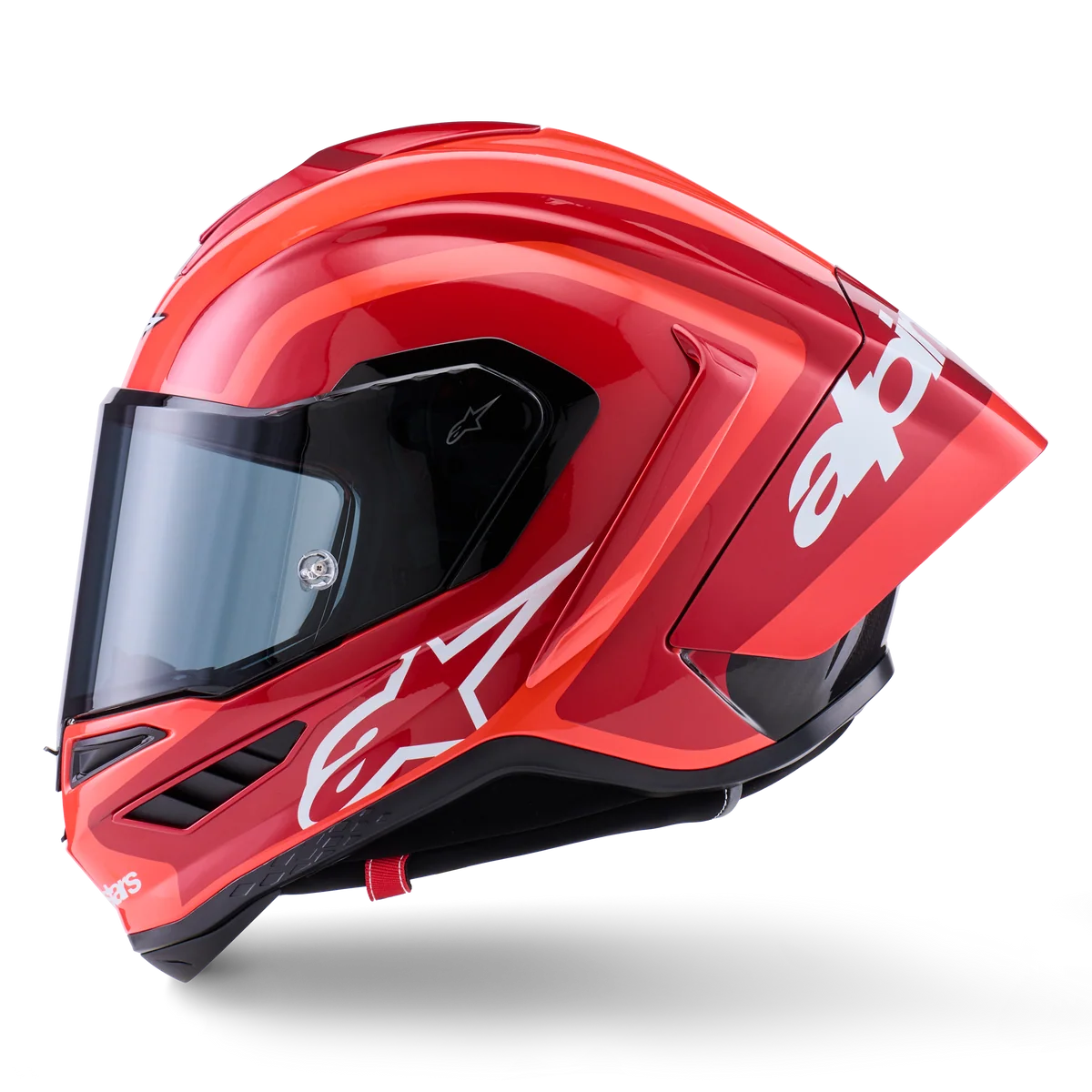 Alpinestars Supertech R10 Arius Gloss Black/White/Double Red Helmet