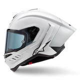 Alpinestars Supertech R10 Solid Gloss White/Matte Black Helmet