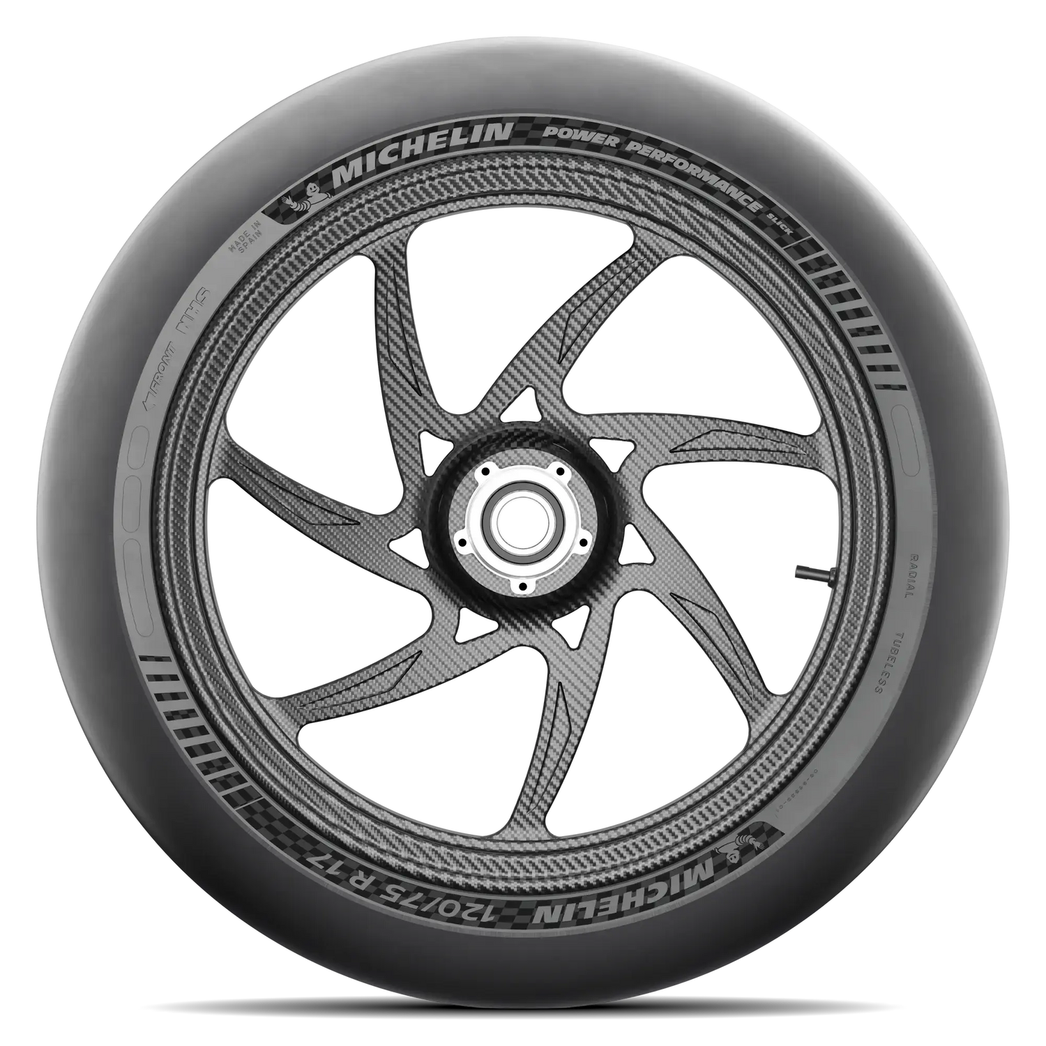 Michelin Power Performance Slick Soft Front Tyre 120/70 R-17 M/C 58V Tubeless