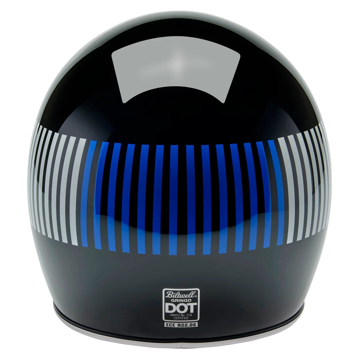 Biltwell Gringo Raceflow Gloss Black/Red/White/Blue Helmet
