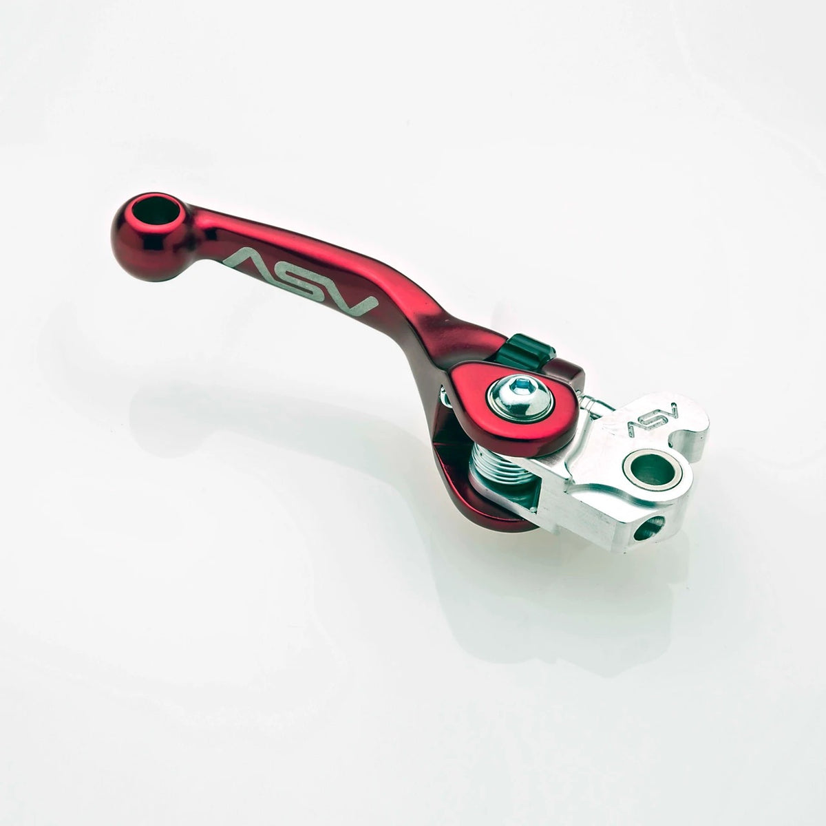 ASV BDF425-SR F4 Dirt Series Shorty Brake Lever Red