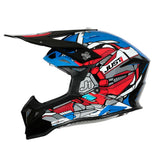 Just1 J39 Suppressor Gloss Red/Blue/Black Helmet