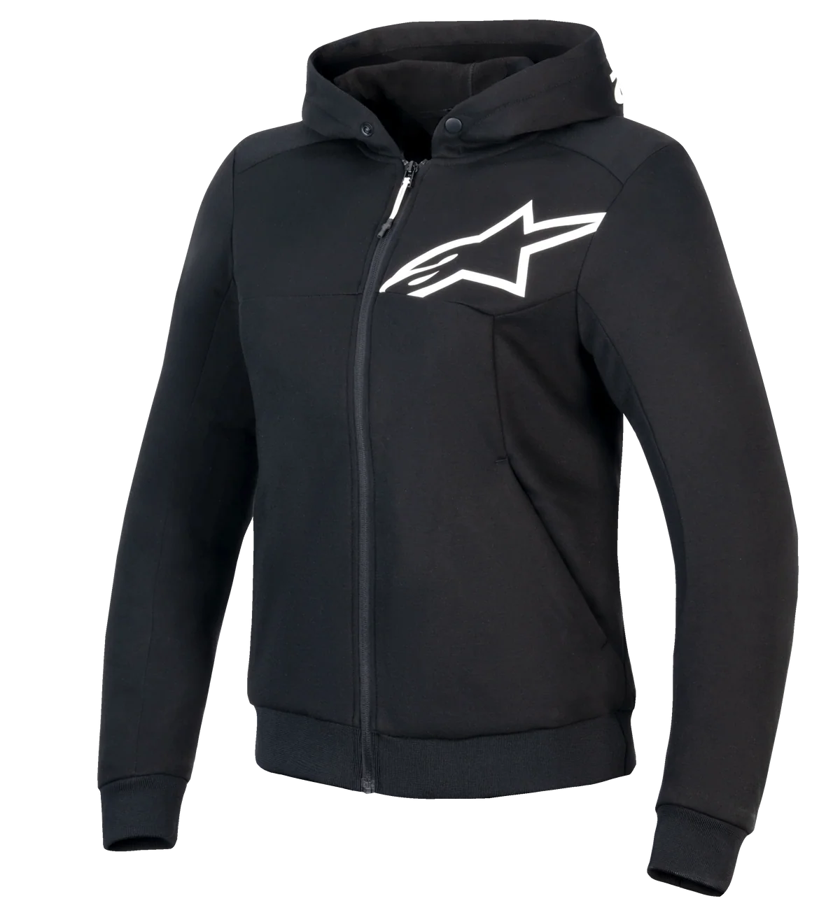 Alpinestars Stella Chrome V2 Sport Black/White Womens Hoodie Jacket