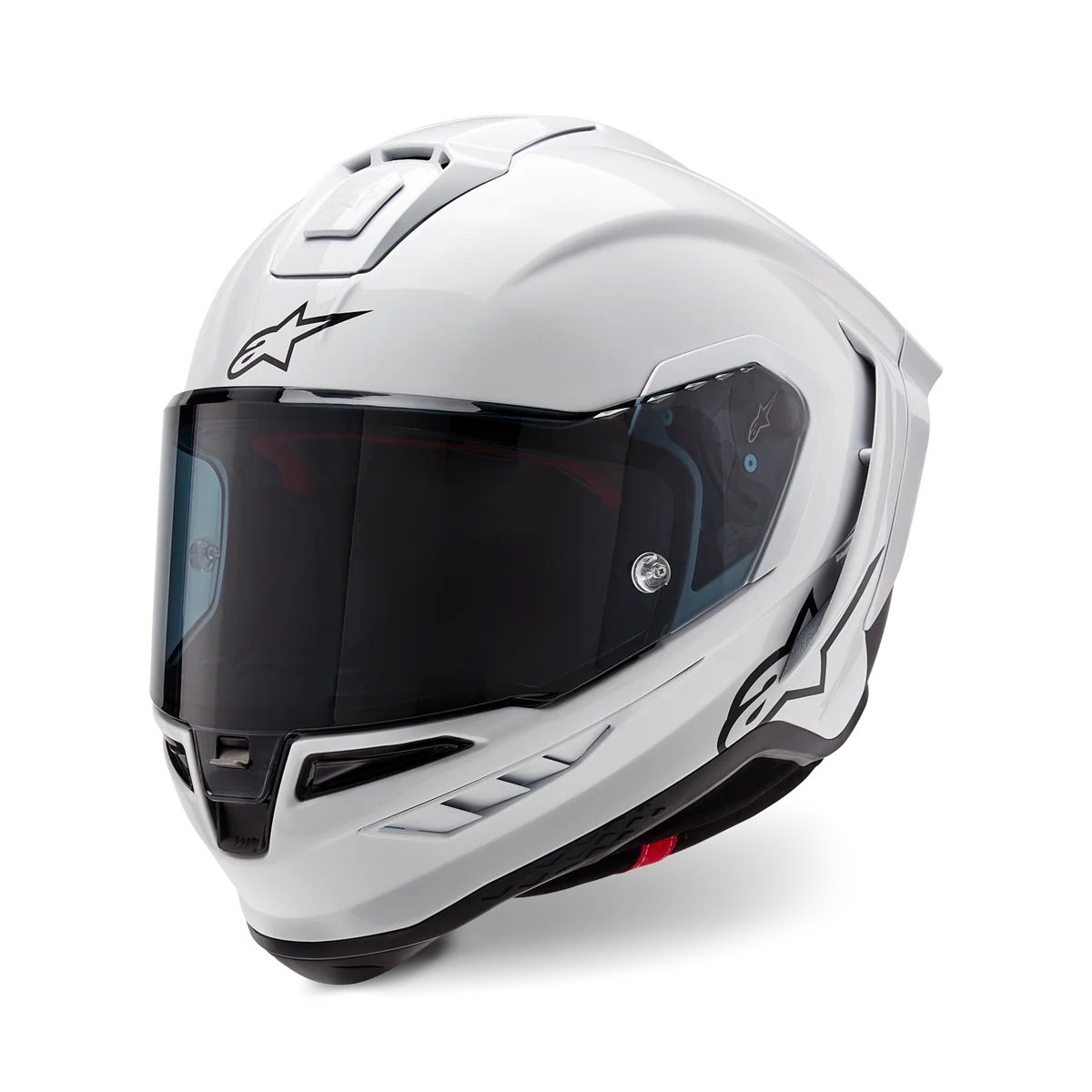 Alpinestars Supertech R10 Solid Gloss White/Matte Black Helmet