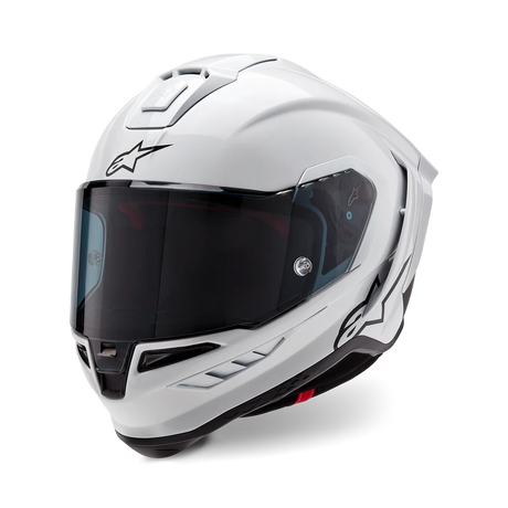 Alpinestars Supertech R10 Solid Gloss White/Matte Black Helmet