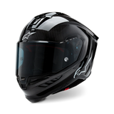 Alpinestars Supertech R10 Solid Matte/Gloss Black Carbon Helmet