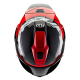 Alpinestars Supertech R10 Element Gloss Black Carbon/Bright Red/White Helmet
