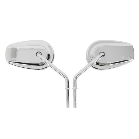 Thrashin Supply TS-TSC-2814-3 Billet Mini Mirrors Smooth Chrome