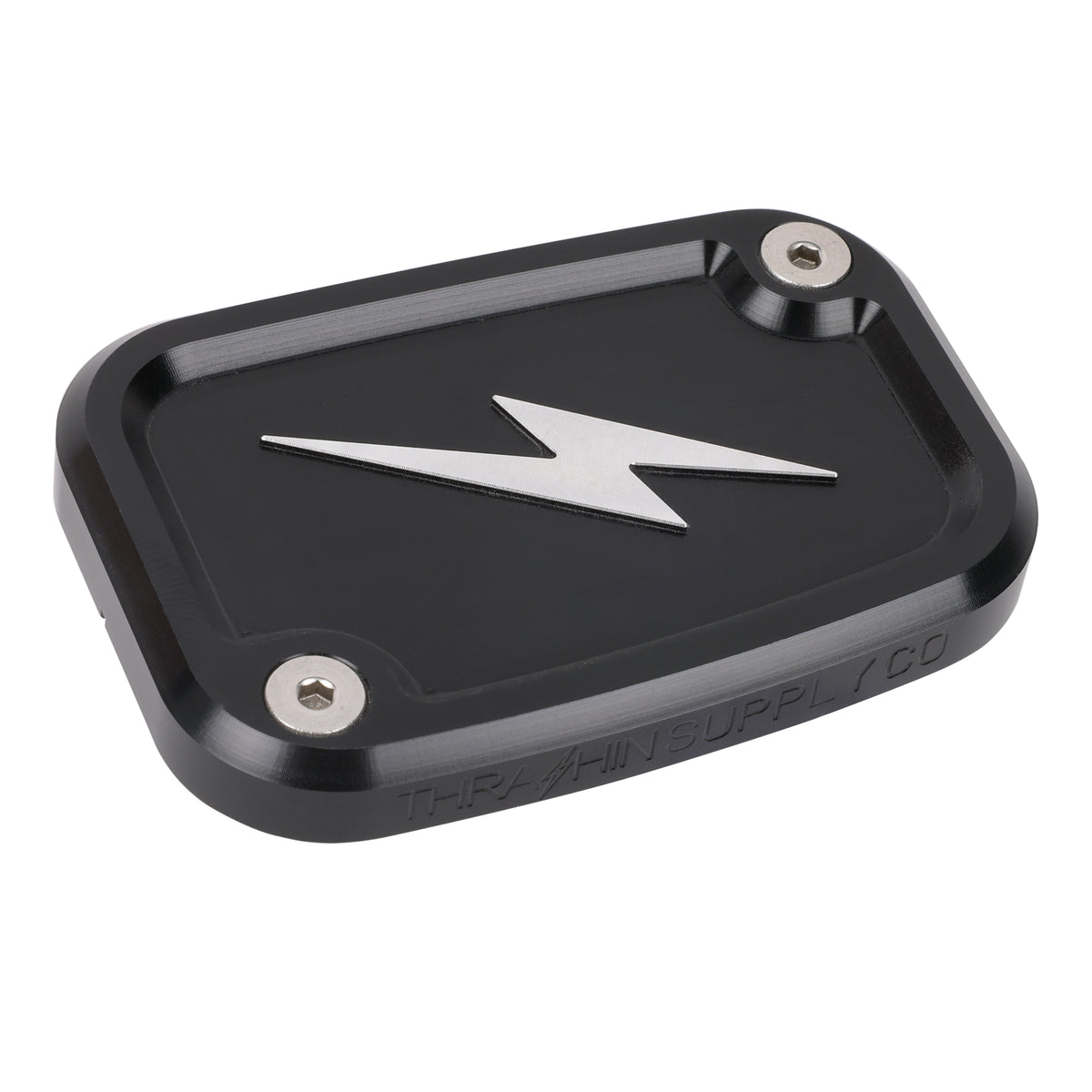 Thrashin Supply TS-TSC-3176-4 Front Master Cylinder Cover Black for Harley-Davidson Softail 18-Up