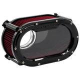Trask Performance TP-TM-1034GBK Big Papi Air Cleaner Kit Gloss Black for Harley-Davidson CVO Touring 23-Up/Street Glide/Road Glide 24-Up/Touring/Softail 25-Up