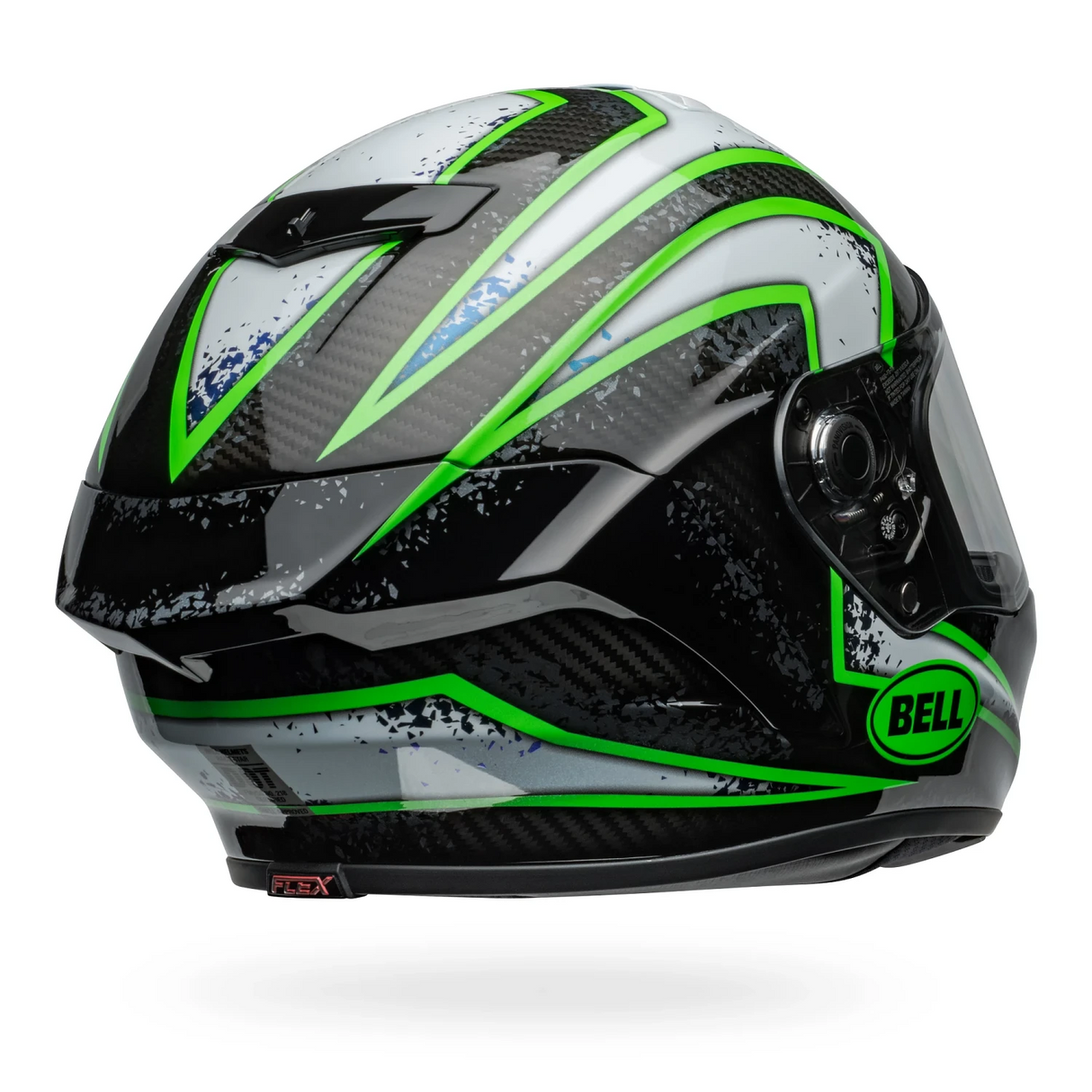 Bell Race Star DLX Flex Xenon Gloss Black/Kryptonite Helmet