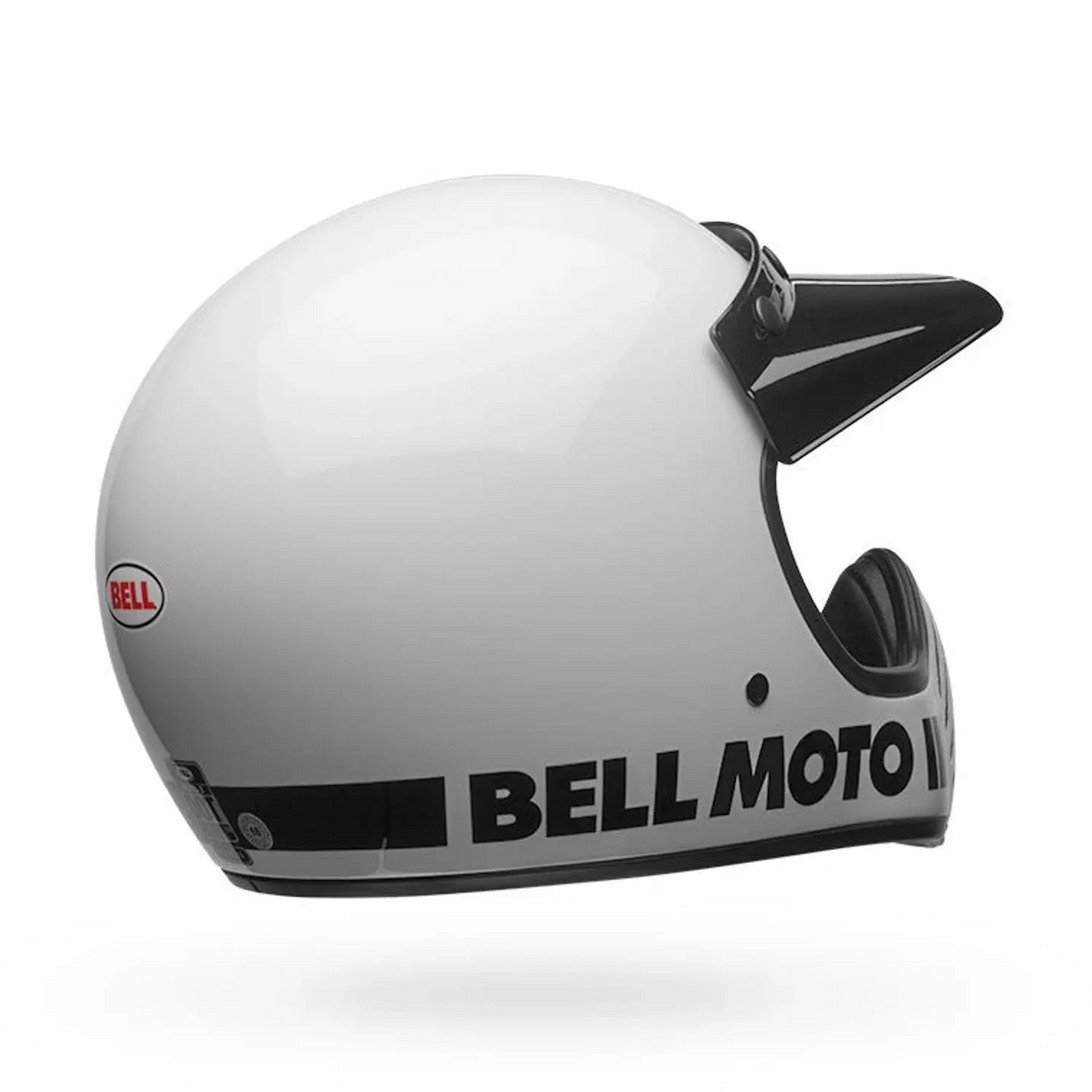 Bell Moto-3 Classic Gloss White Helmet