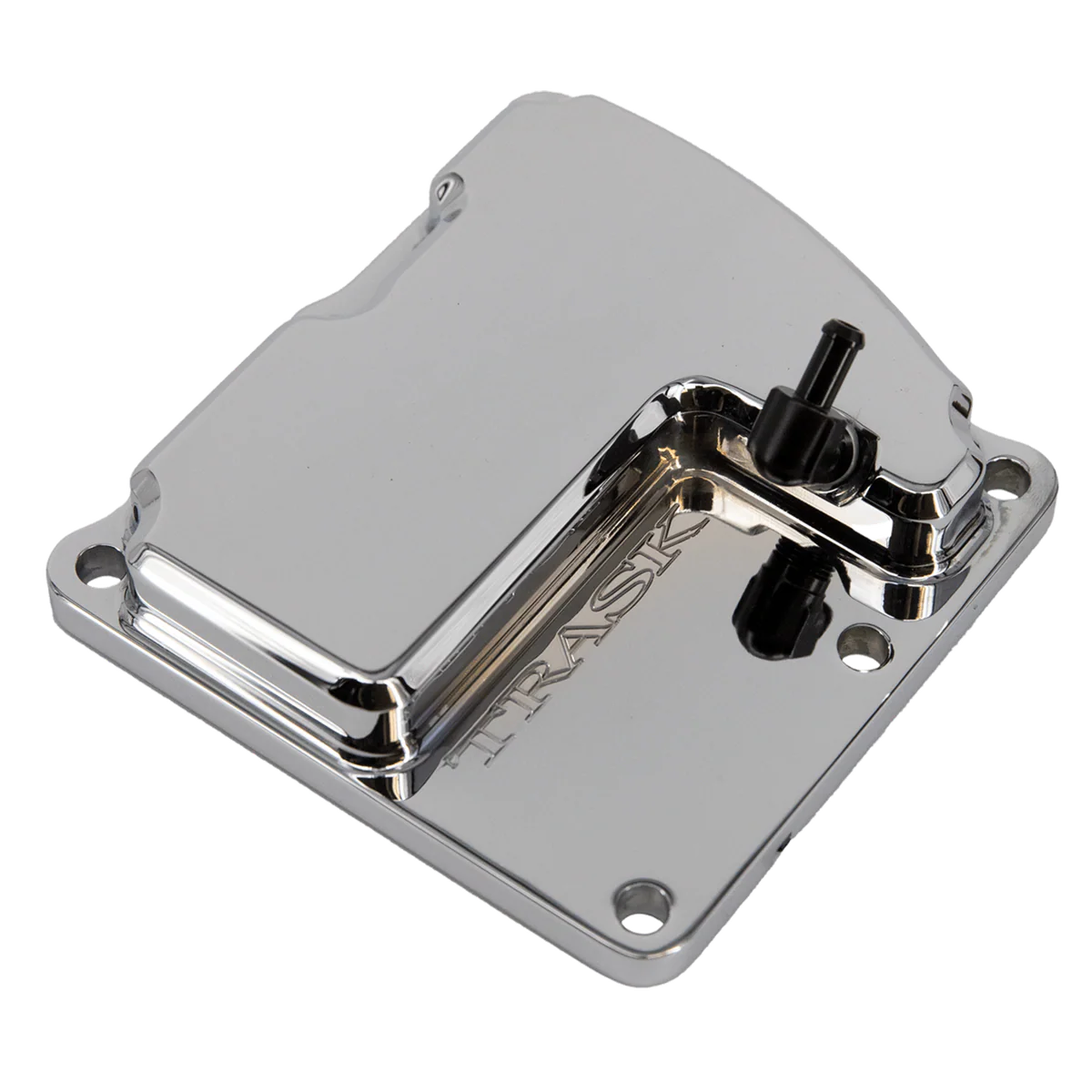 Trask Performance TP-TM-2041CH CheckM8 Vented Transmission Top Cover Chrome for Milwaukee-Eight 17-Up