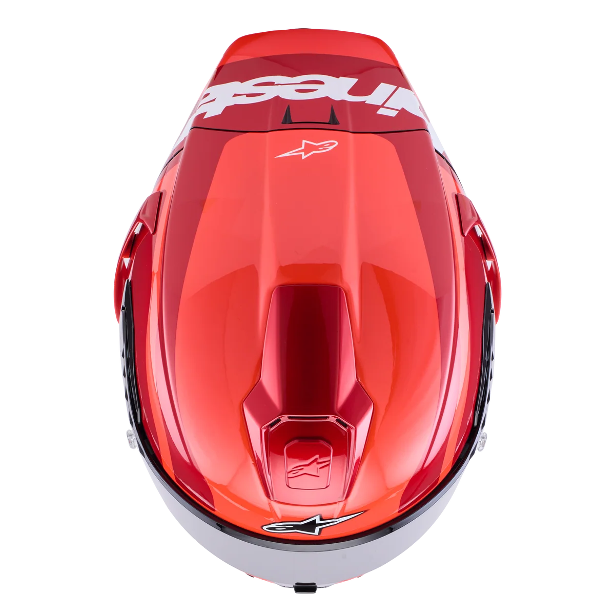 Alpinestars Supertech R10 Arius Gloss Black/White/Double Red Helmet