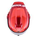 Alpinestars Supertech R10 Arius Gloss Black/White/Double Red Helmet