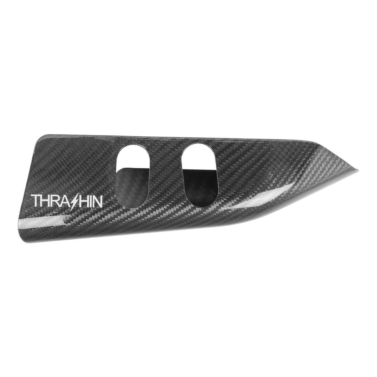 Thrashin Supply TS-TSC-3111-1 Air Scoop Coil Cover Gloss Carbon for Harley-Davidson Softail 18-Up/Touring 24-Up