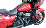 Thrashin Supply TS-TSC-2200-1 Bagger Rider Floorboards Black for Harley-Davidson Touring 82-16/FL Softail 86-17/Dyna Switchback 12-16